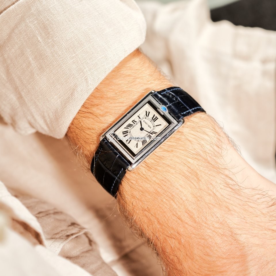 Cartier Tank Mens watch Unisex Manual winding Steel 2390 - gallery