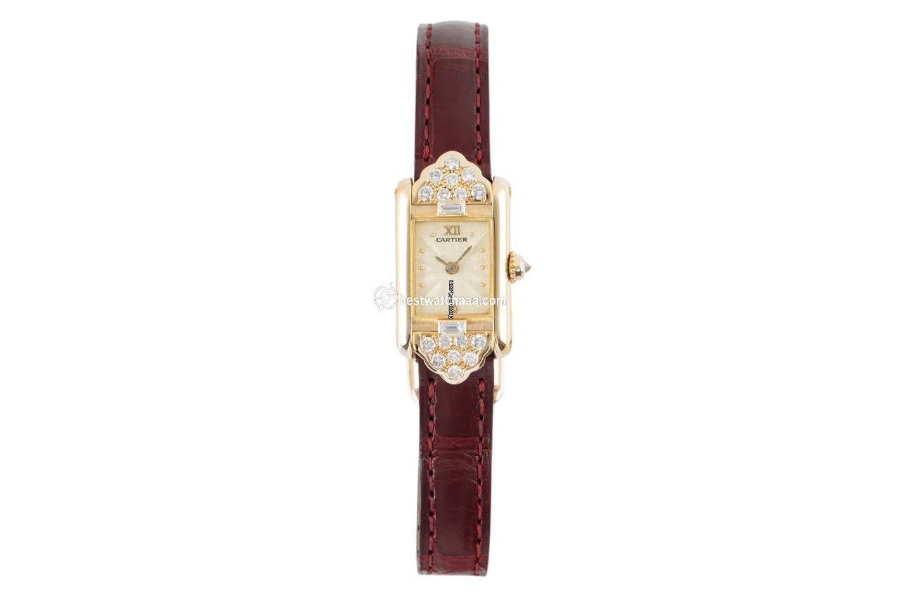 Cartier Tank Womens watch Quartz Yellow gold 1361 - gallery