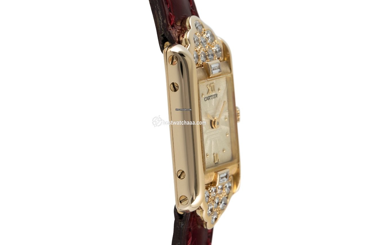 Cartier Tank Womens watch Quartz Yellow gold 1361 - gallery