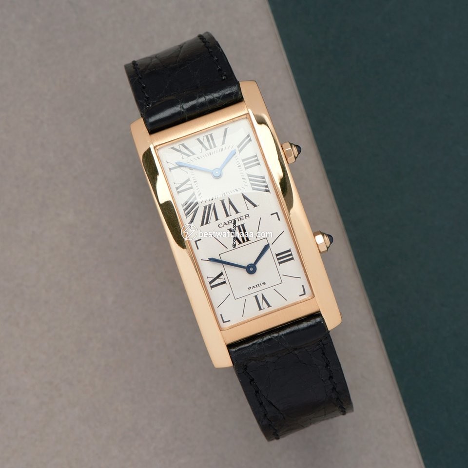 Cartier Tank Mens watch Unisex Quartz Yellow gold 0081 or W1506253 - gallery