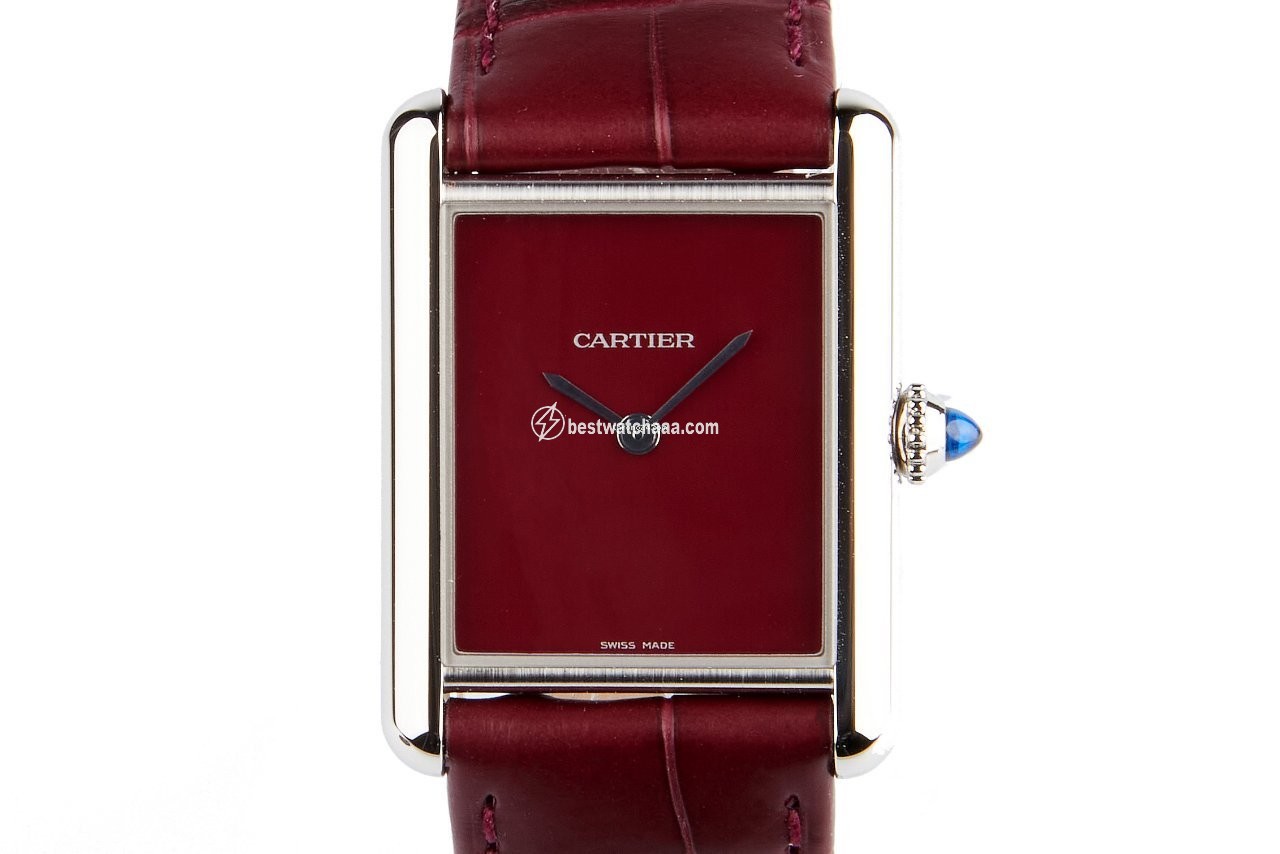 Cartier Tank Mens watch Unisex Quartz Steel WSTA0054