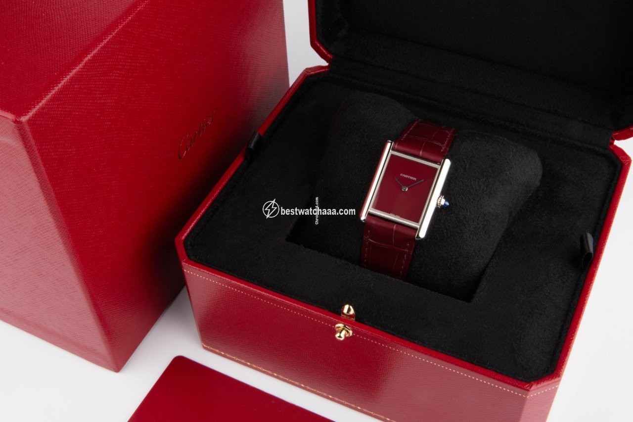 Cartier Tank Mens watch Unisex Quartz Steel WSTA0054 - gallery