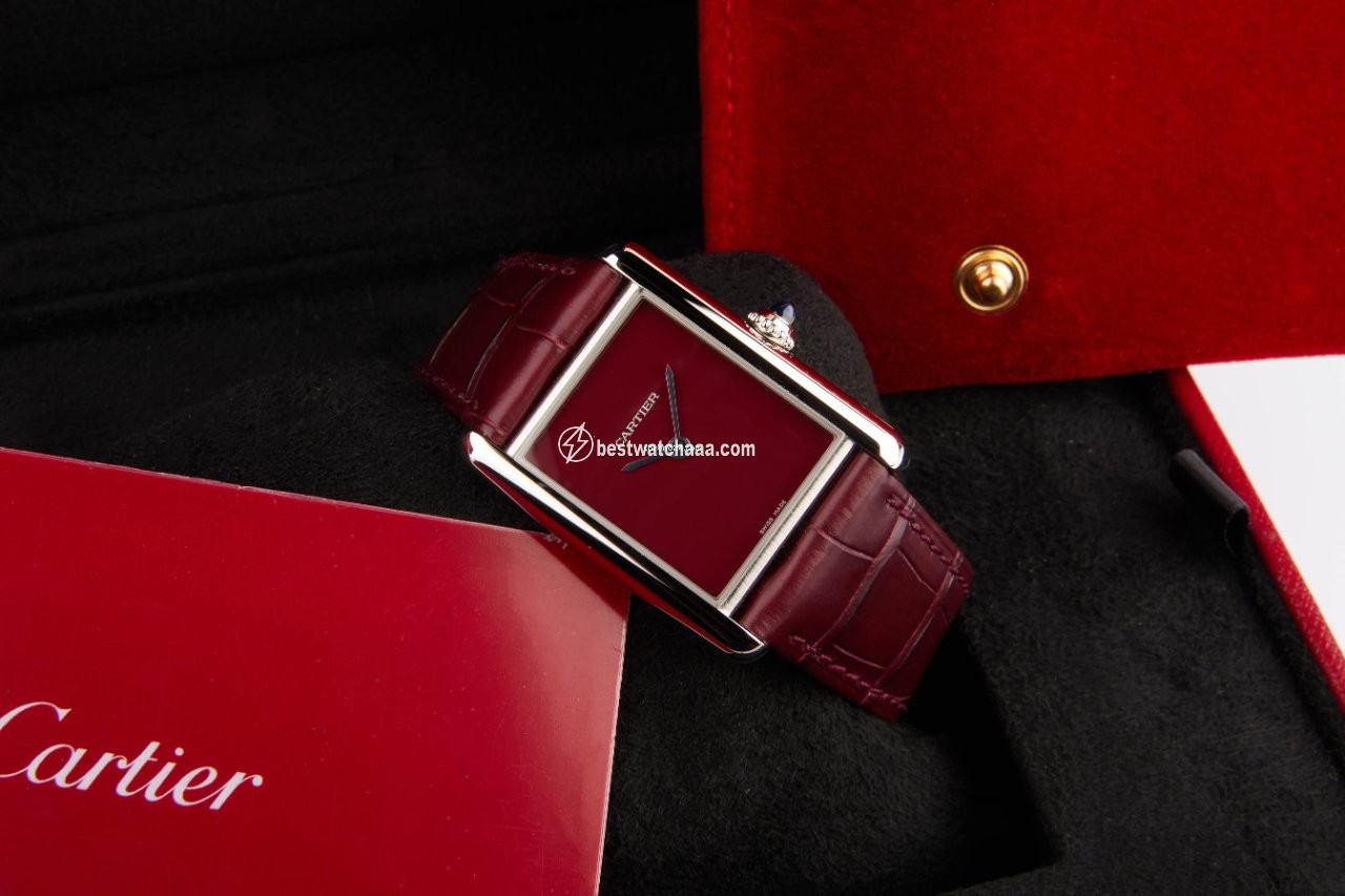 Cartier Tank Mens watch Unisex Quartz Steel WSTA0054 - gallery