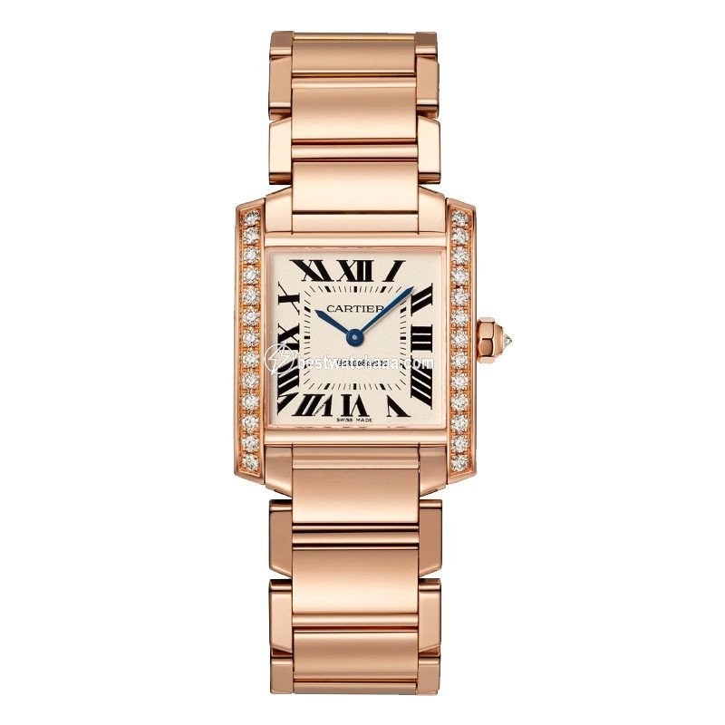 Cartier Tank Womens watch Quartz Rose gold WJTA0023