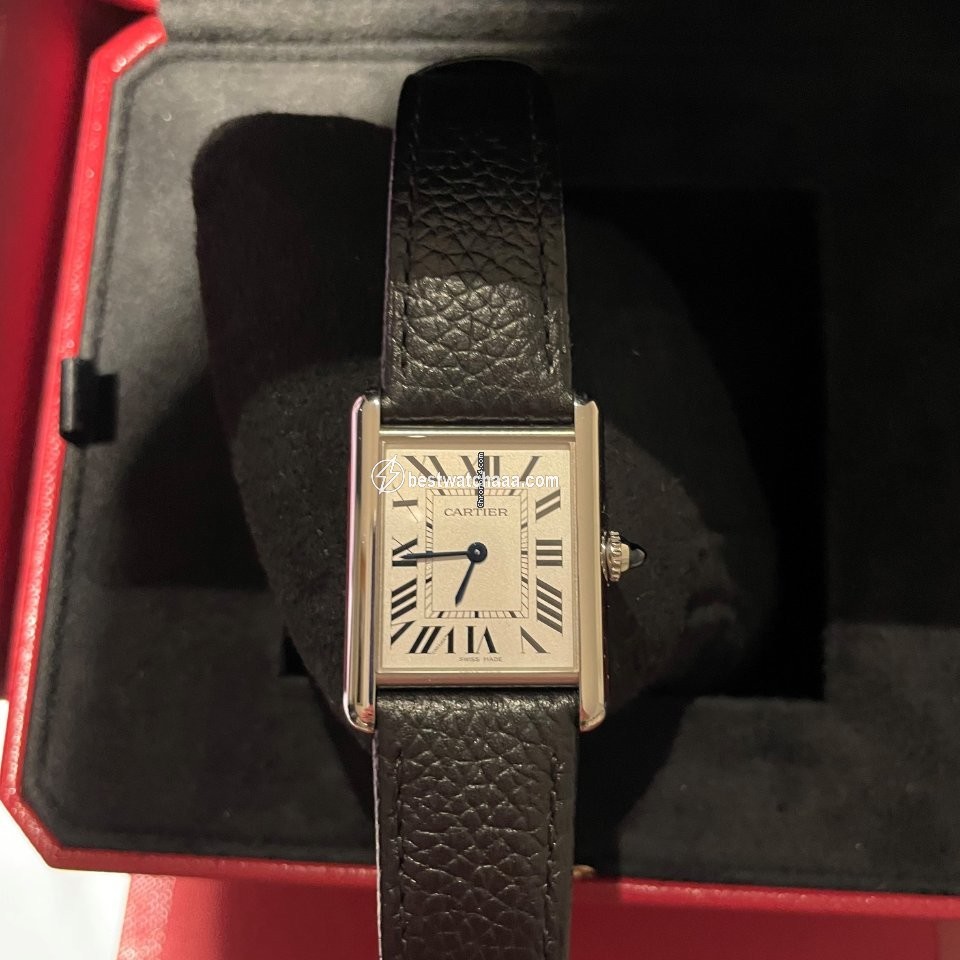 Cartier Tank Mens watch Unisex Quartz Steel WSTA0041