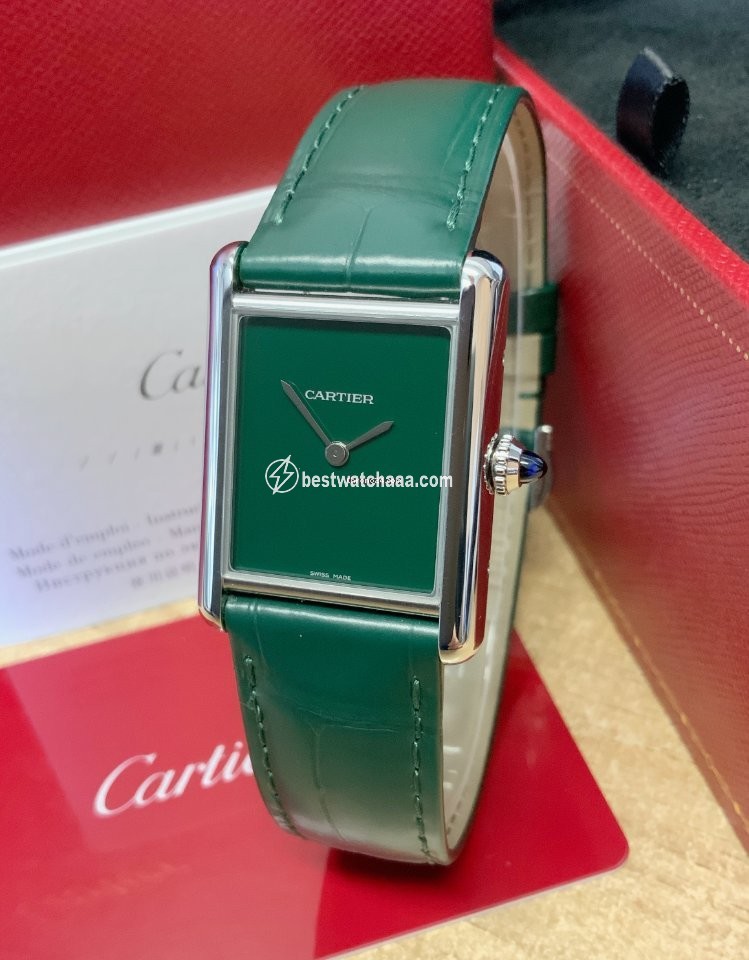 Cartier Tank Womens watch Quartz Steel WSTA0056