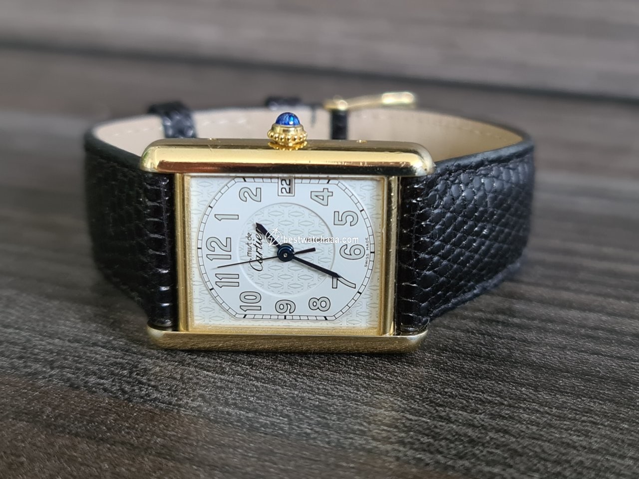 Cartier Tank Mens watch Unisex Quartz Silver 2413