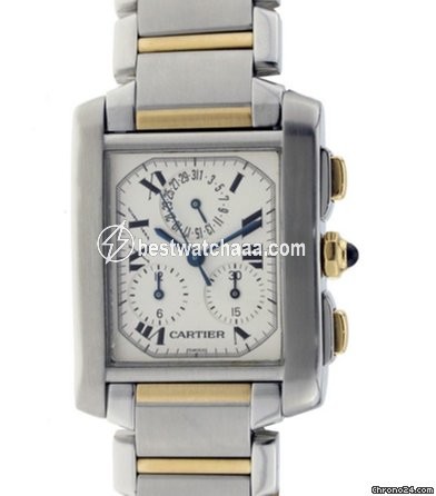 Cartier Tank Francaise Womens watch Quartz Gold Steel CRW51004Q4