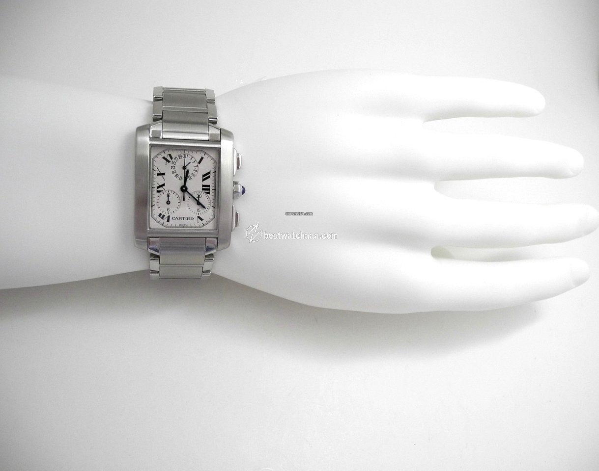 Cartier Tank Francaise Mens watch Unisex Quartz Steel Ref.Nr.2303 - gallery