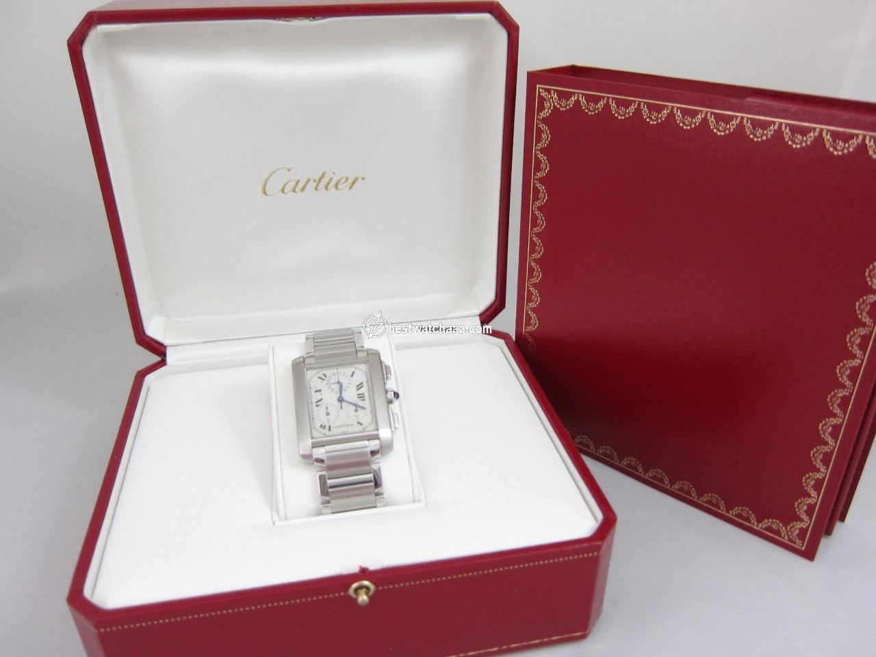Cartier Tank Francaise Mens watch Unisex Quartz Steel Ref.Nr.2303 - gallery