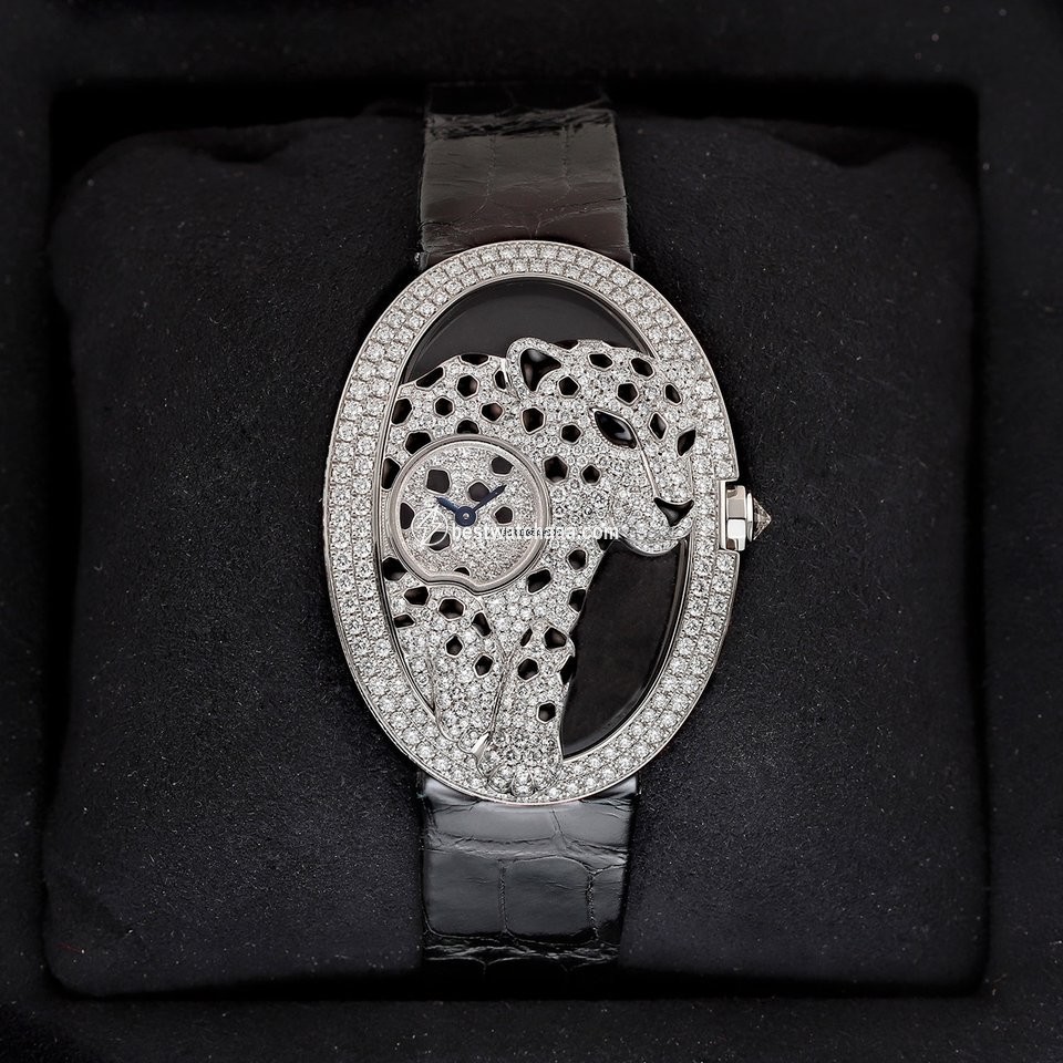 Cartier Panthere Womens watch Manual winding White gold hpi00656