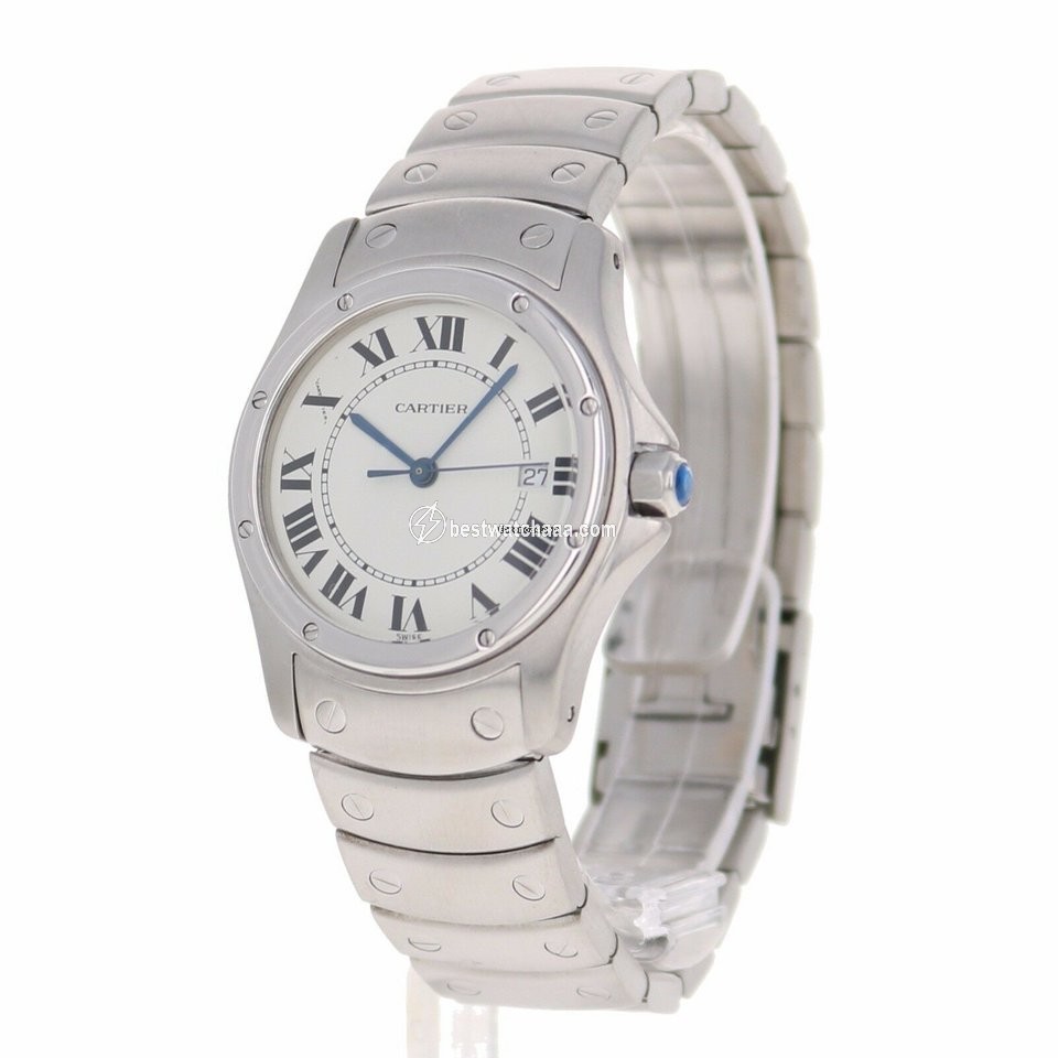 Cartier Santos Womens watch Quartz Steel 1561-1 - gallery