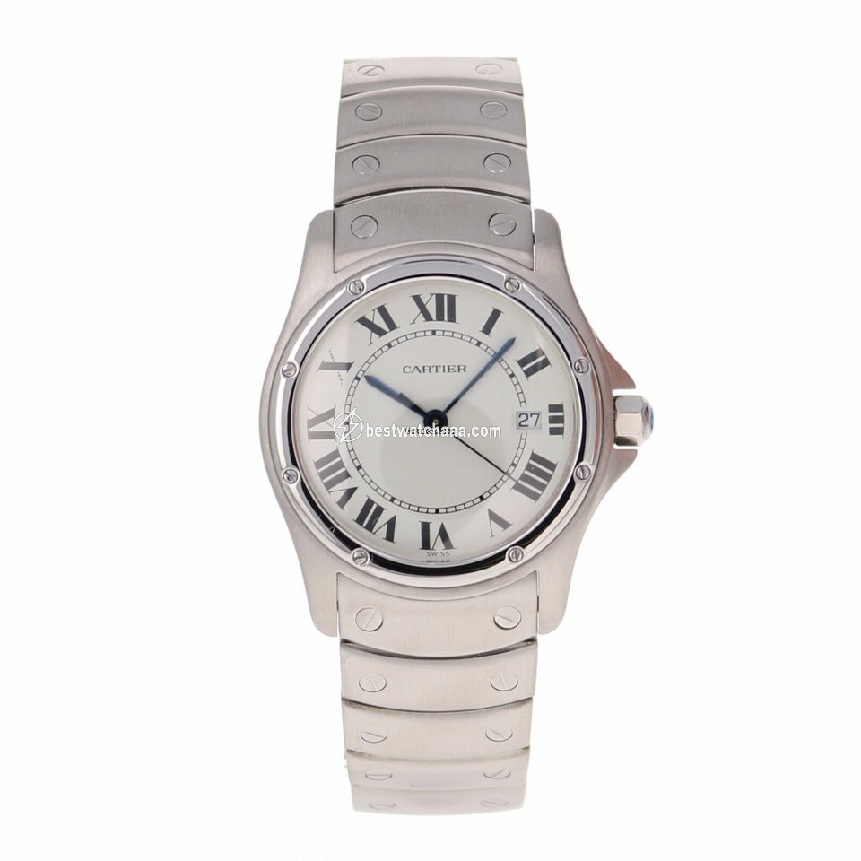 Cartier Santos Womens watch Quartz Steel 1561-1 - gallery