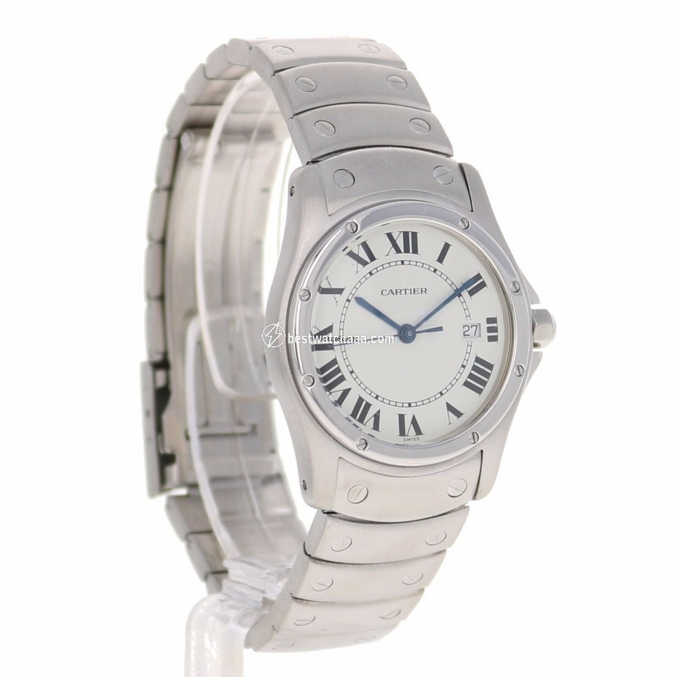 Cartier Santos Womens watch Quartz Steel 1561-1 - gallery