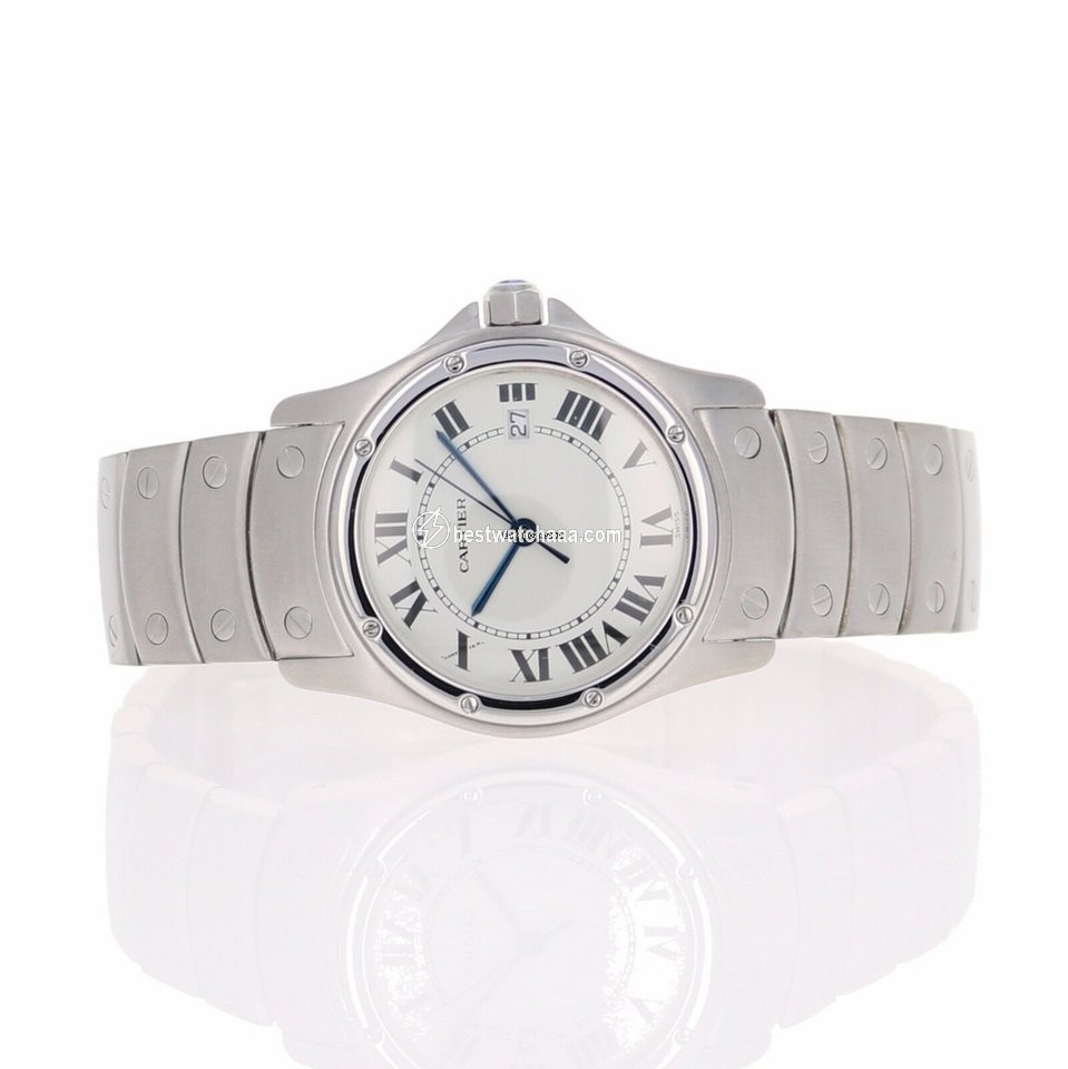 Cartier Santos Womens watch Quartz Steel 1561-1 - gallery