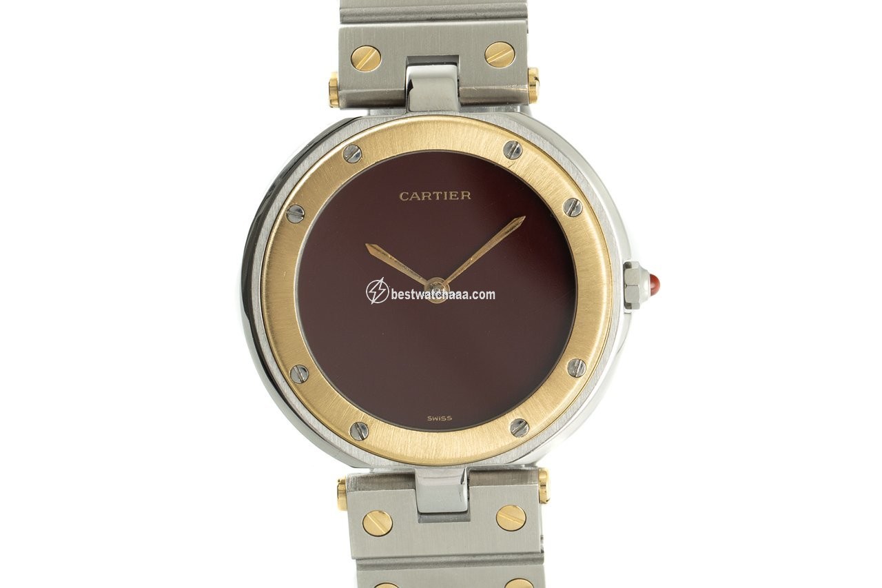 Cartier Santos Womens watch Quartz Gold Steel 8191