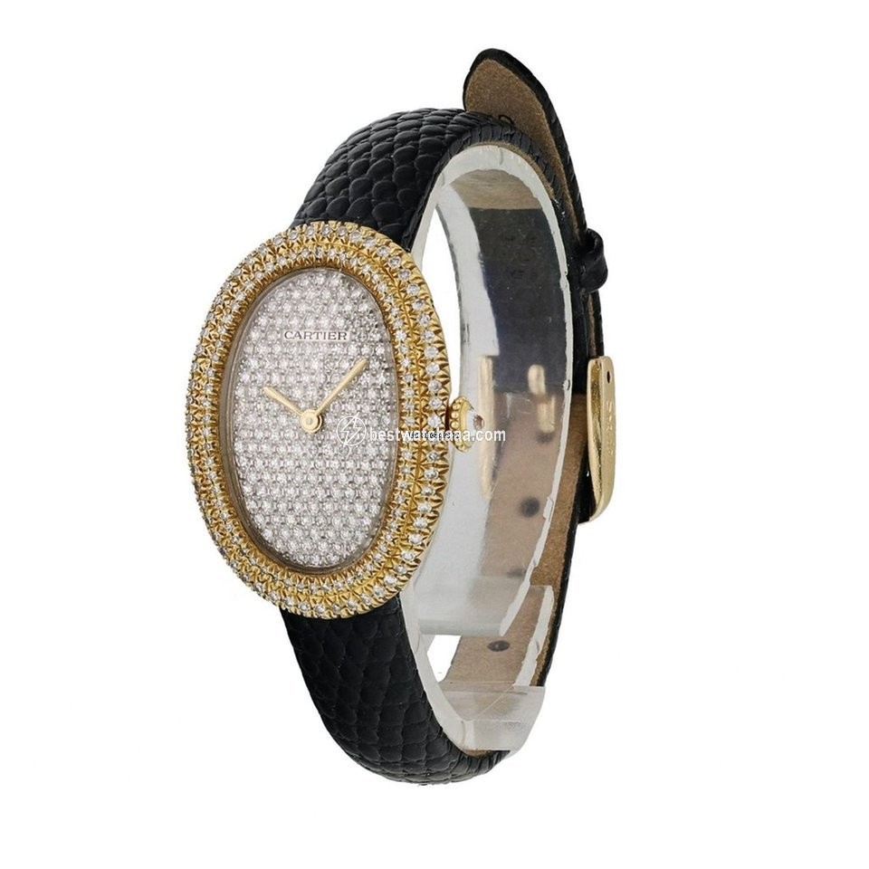 Cartier Baignoire Womens watch Manual winding Yellow gold 7743 - gallery