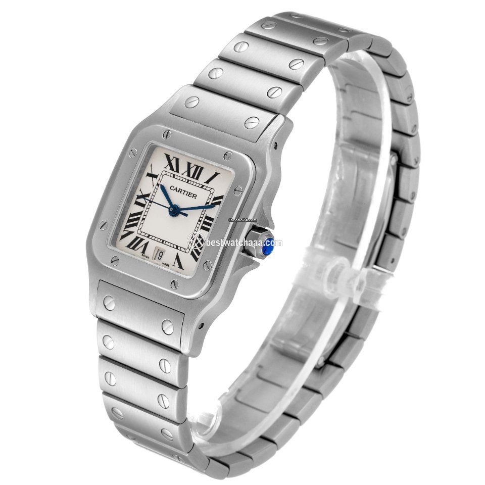 Cartier Santos Galbee Mens watch Unisex Quartz Steel W20060D6 - gallery