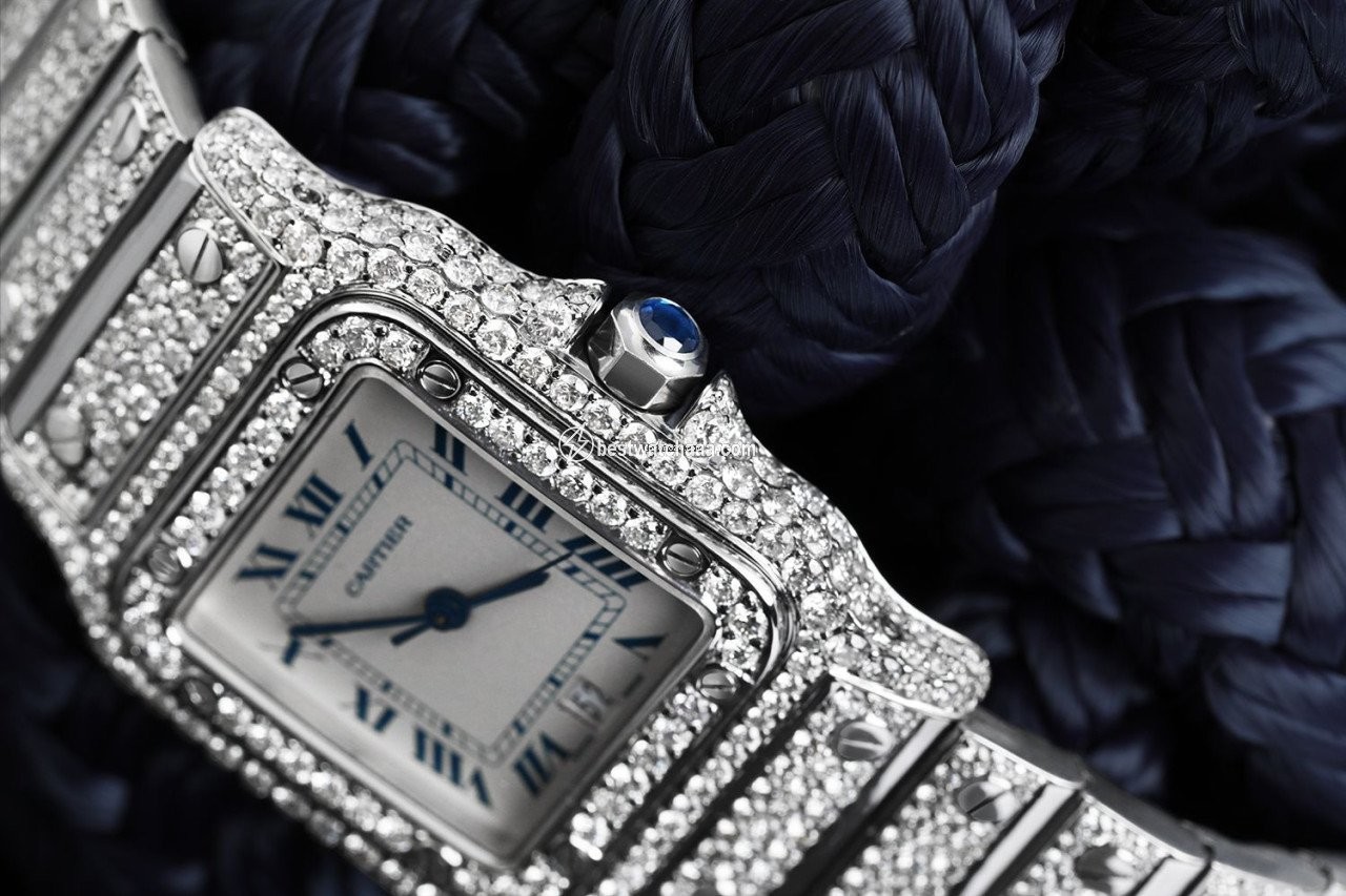 Cartier Santos Galbee Womens watch Quartz Steel 98790 - gallery