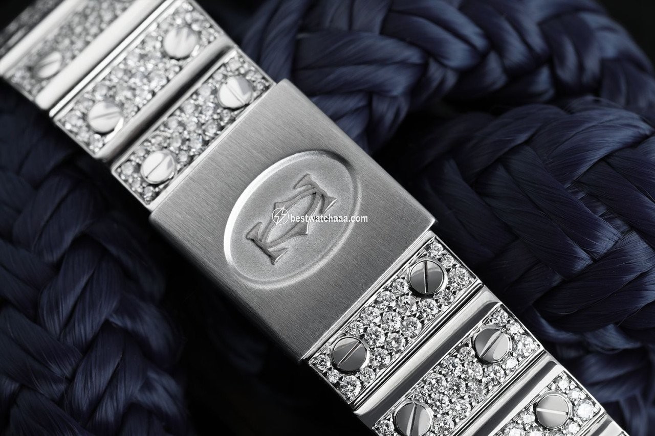 Cartier Santos Galbee Womens watch Quartz Steel 98790 - gallery