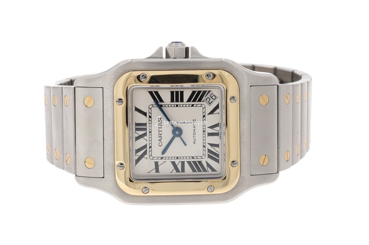 Cartier Santos Galbee Mens watch Unisex Automatic Gold Steel W20099C4 - gallery