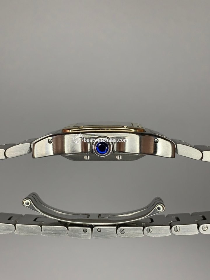 Cartier Santos Galbee Womens watch Automatic Gold Steel 2423 - gallery