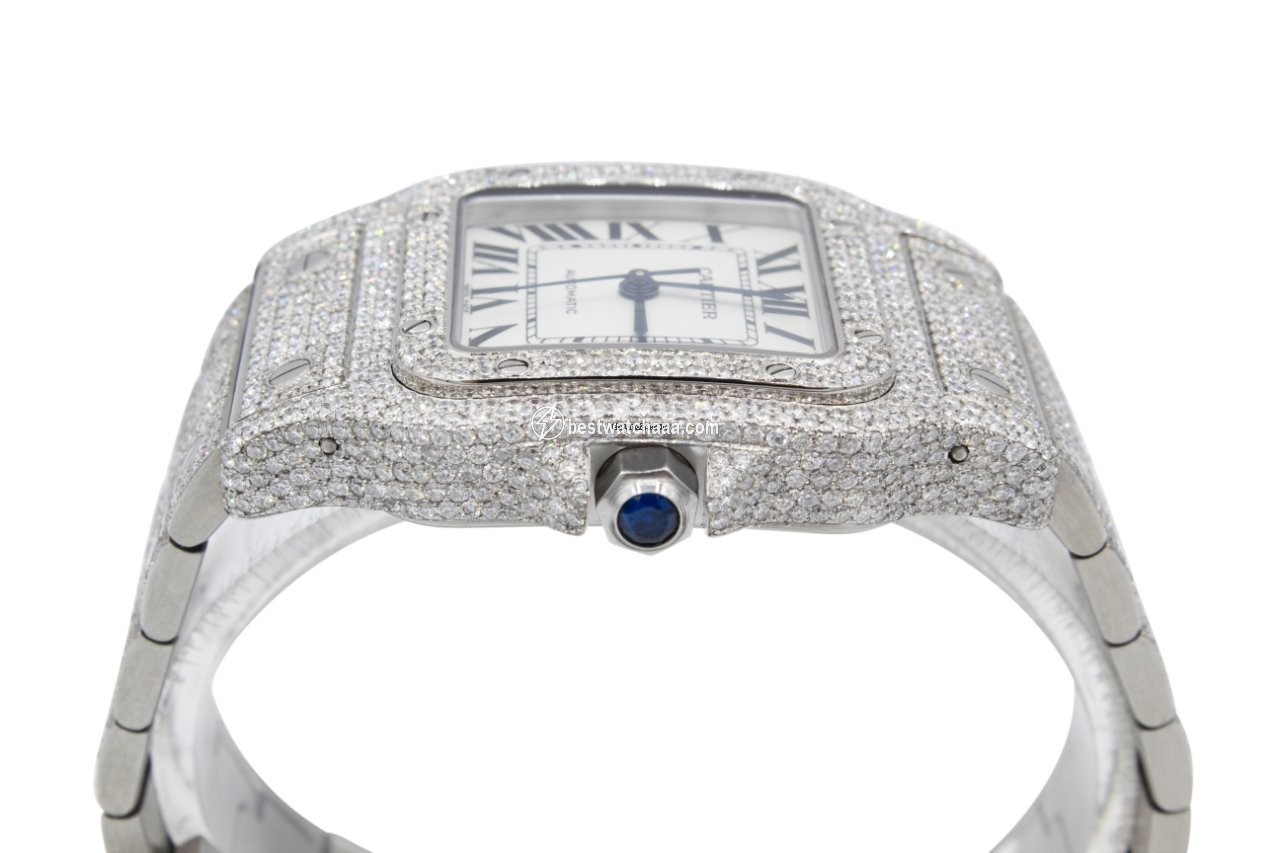 Cartier Santos Galbee Mens watch Unisex Automatic Steel 2823 - gallery