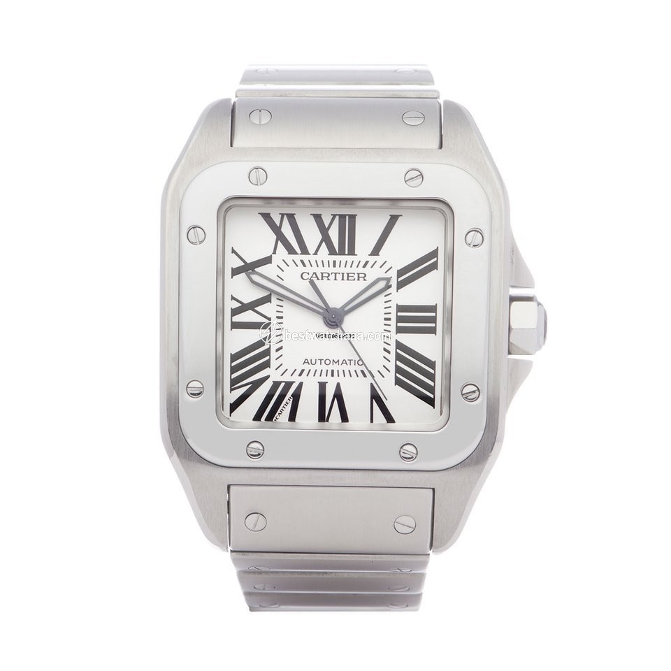 Cartier Santos 100 Mens watch Unisex Automatic Steel W200737G or 2656