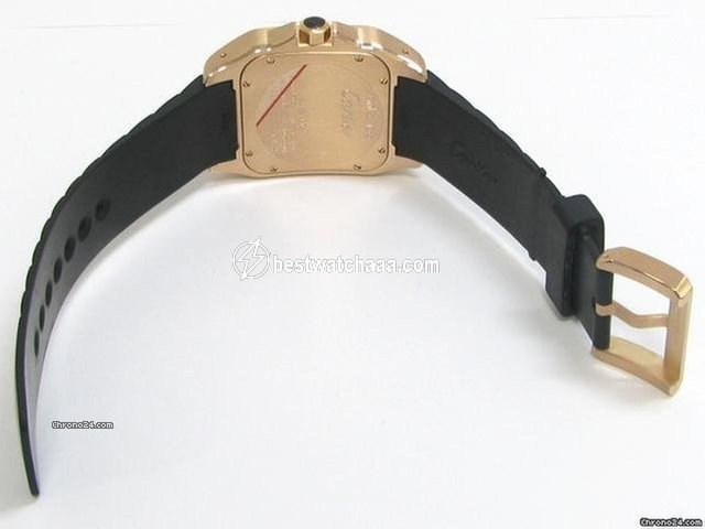 Cartier Santos 100 Mens watch Unisex Automatic Rose gold W20124U2 - gallery