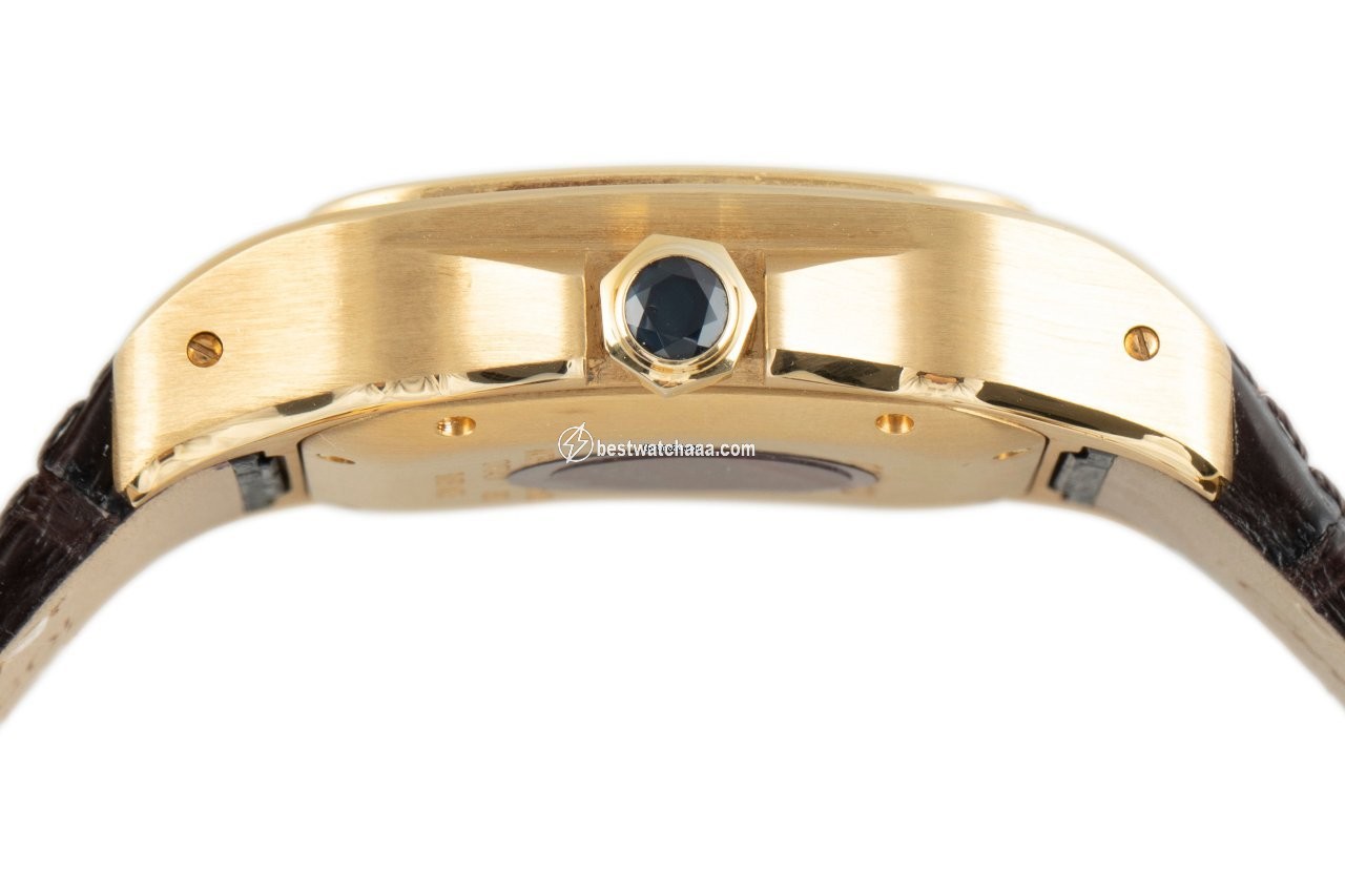 Cartier Santos 100 Mens watch Unisex Automatic Yellow gold 2880 - gallery