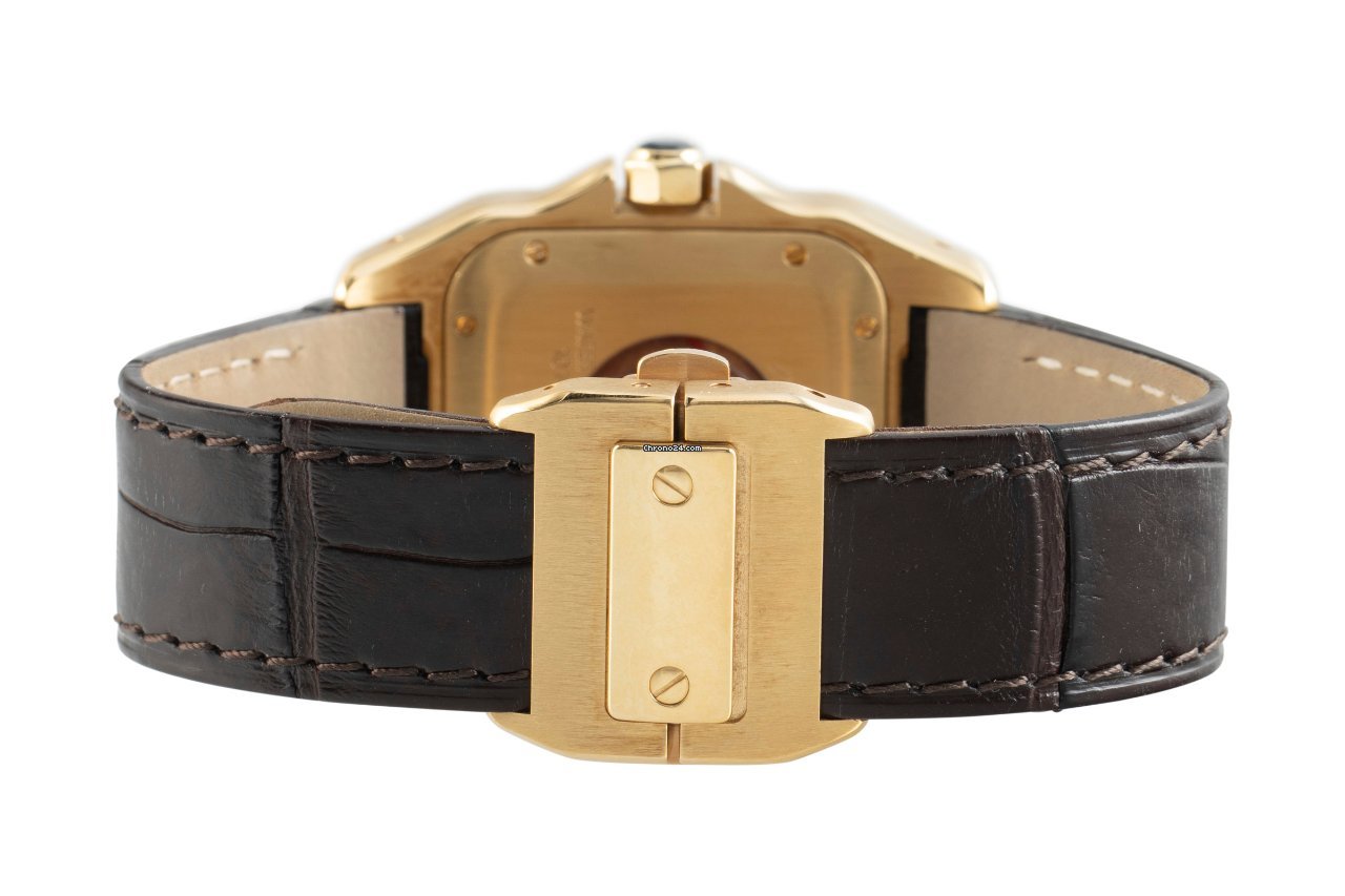 Cartier Santos 100 Mens watch Unisex Automatic Yellow gold 2880 - gallery