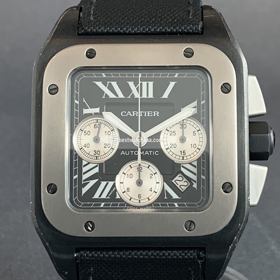 Cartier Santos 100 Mens watch Unisex Automatic Steel W2020005