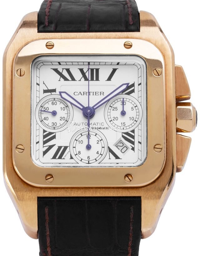 Cartier Santos 100 Mens watch Unisex Automatic Yellow gold 2741