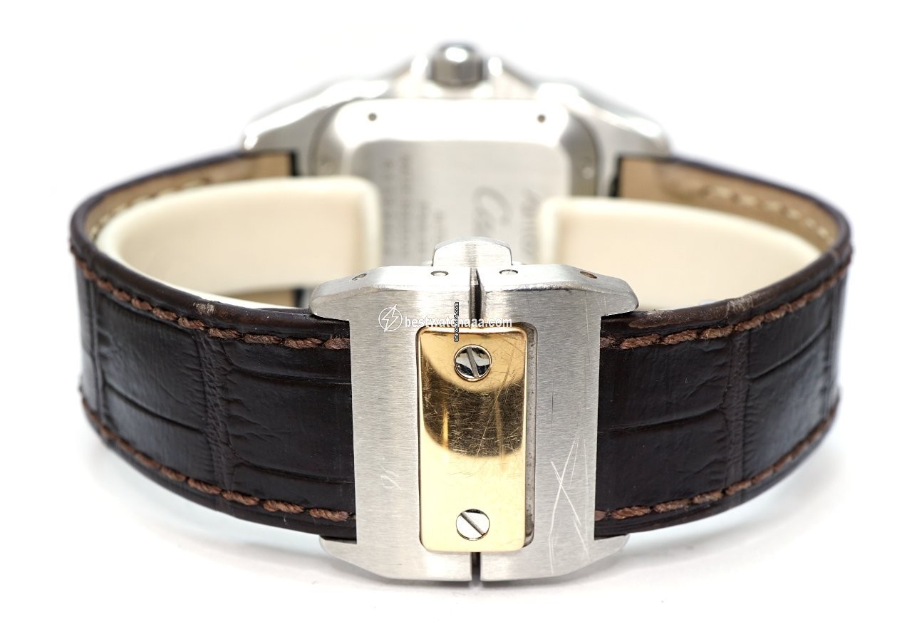 Cartier Santos 100 Mens watch Unisex Automatic Gold Steel W20107X7 - gallery
