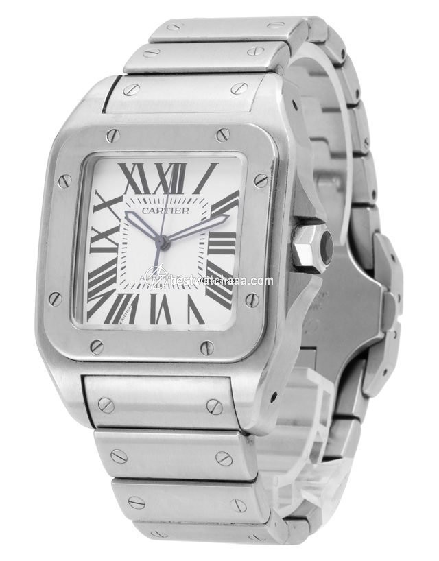 Cartier Santos 100 Mens watch Unisex Automatic Steel W200737G - gallery