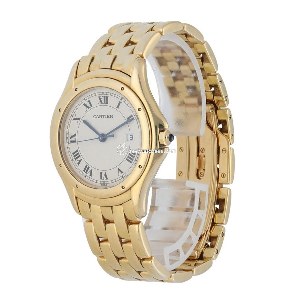Cartier Cougar Mens watch Unisex Quartz Yellow gold 116000R - gallery