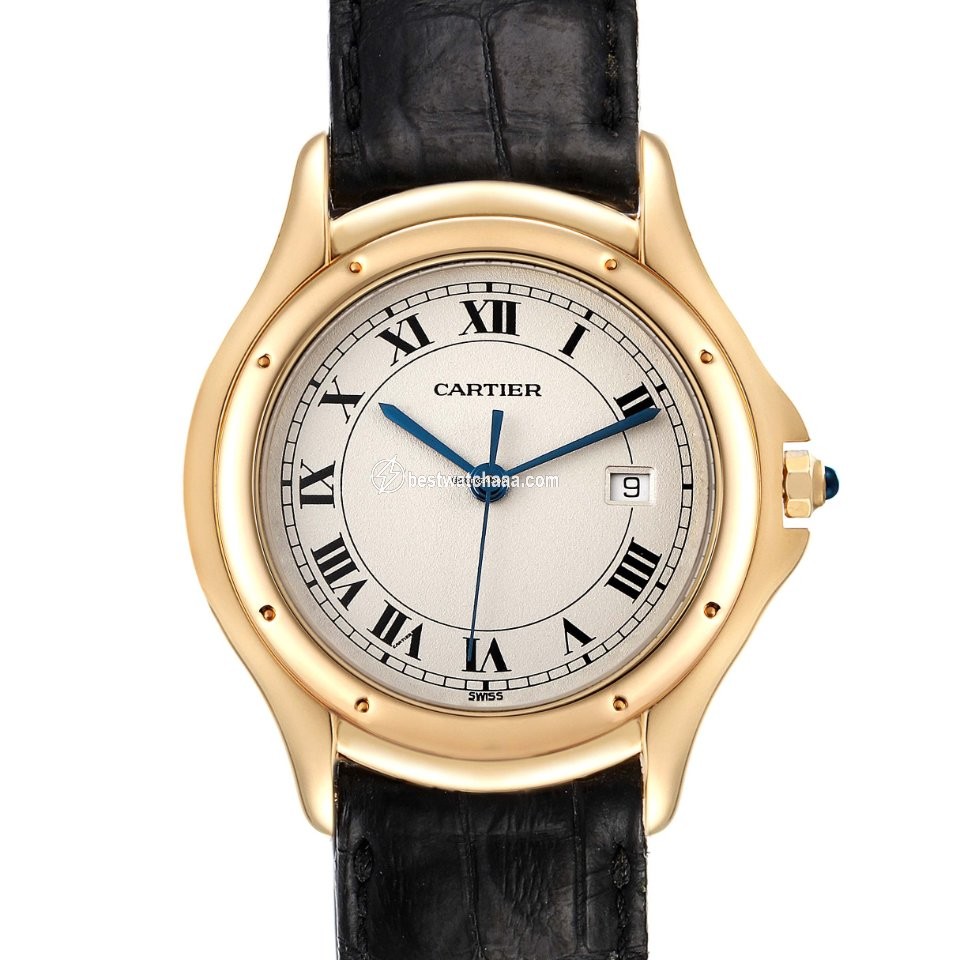 Cartier Cougar Mens watch Unisex Quartz Yellow gold 887904 - gallery