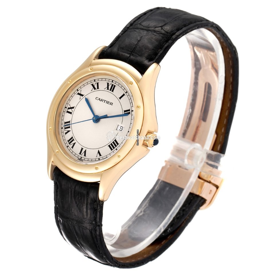 Cartier Cougar Mens watch Unisex Quartz Yellow gold 887904 - gallery