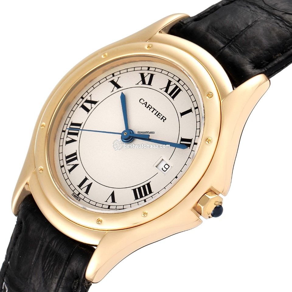 Cartier Cougar Mens watch Unisex Quartz Yellow gold 887904 - gallery