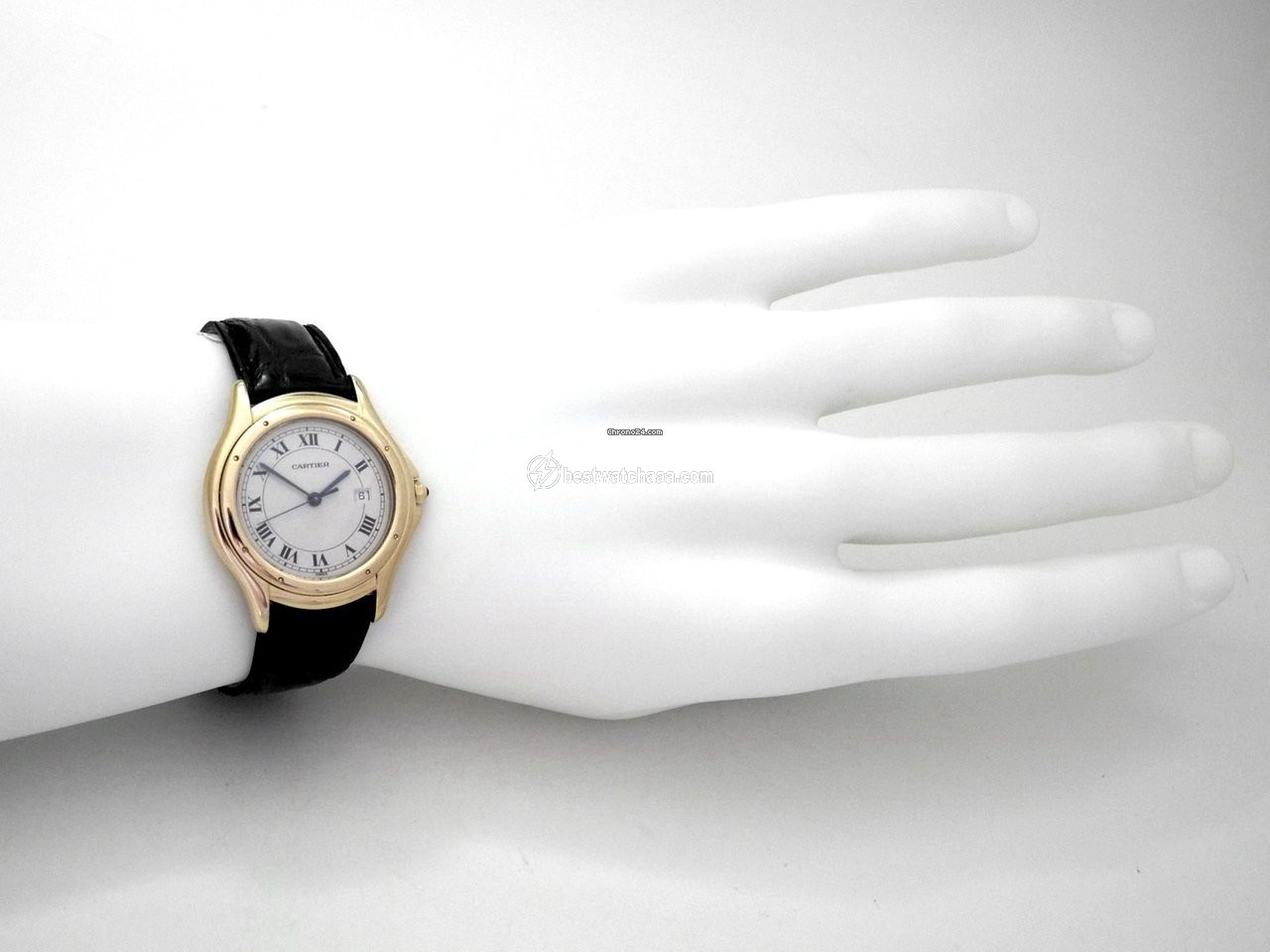 Cartier Cougar Mens watch Unisex Quartz Yellow gold 887920 - gallery