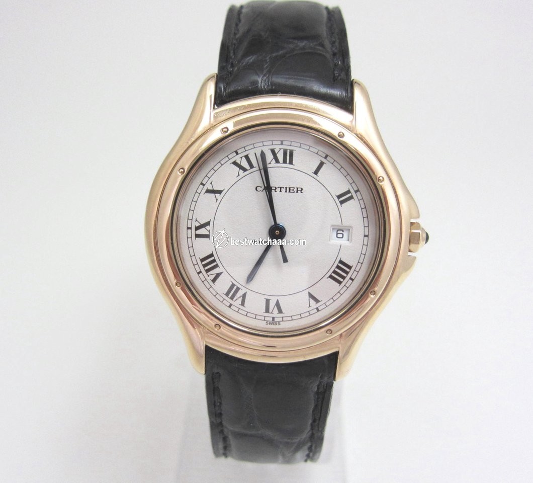 Cartier Cougar Mens watch Unisex Quartz Yellow gold 887920 - gallery