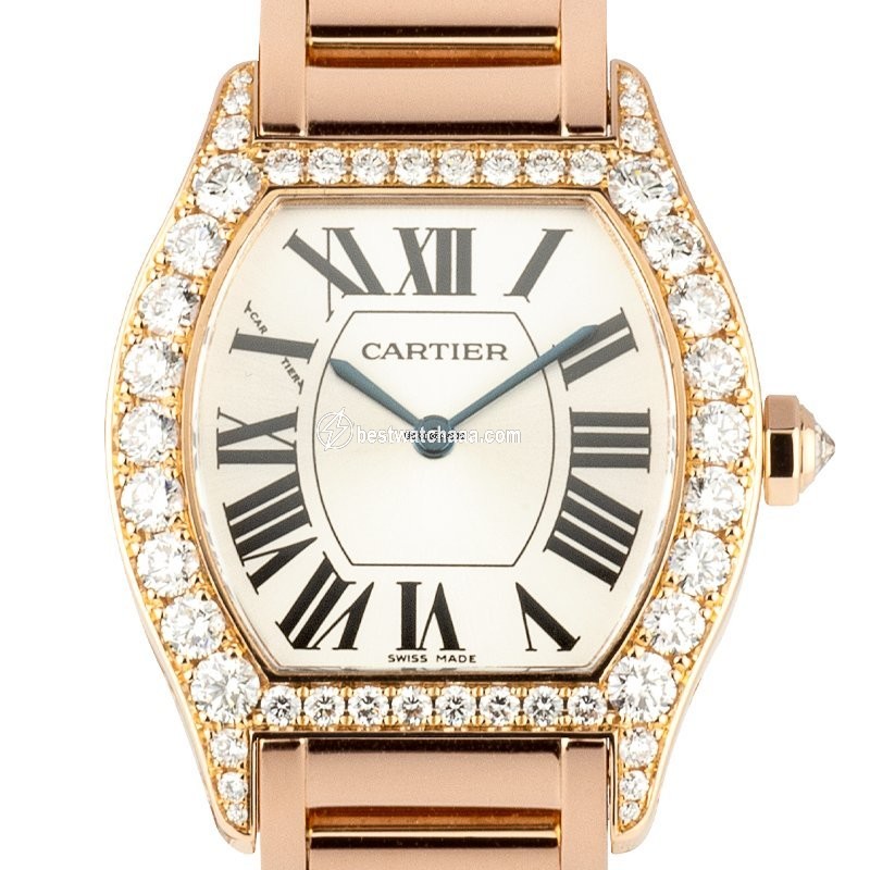 Cartier Tortue Womens watch Manual winding Rose gold 2645 - gallery