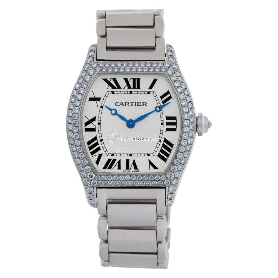 Cartier Tortue Manual winding White gold W518457