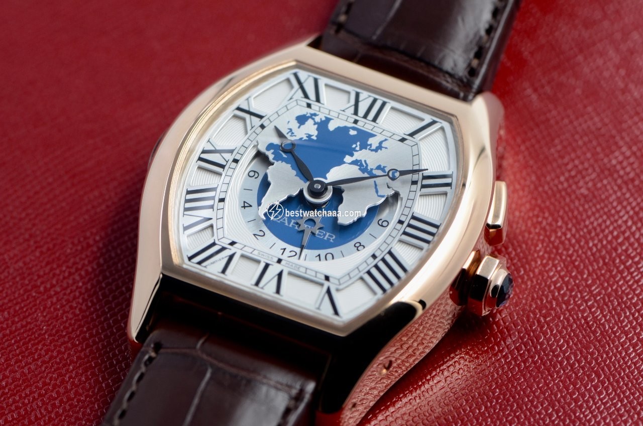 Cartier Tortue Mens watch Unisex Automatic Rose gold W1580049
