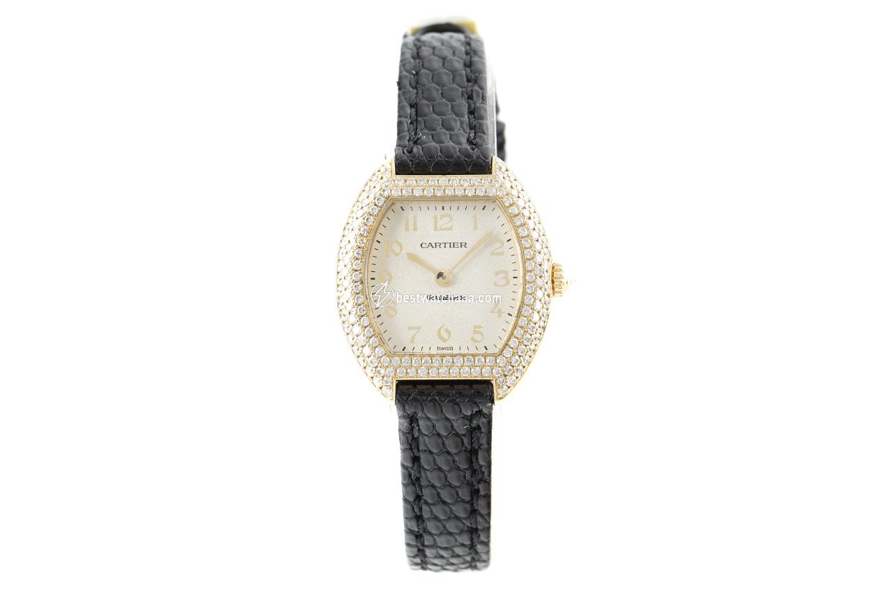 Cartier Tortue Womens watch Quartz Yellow gold 1945 - gallery