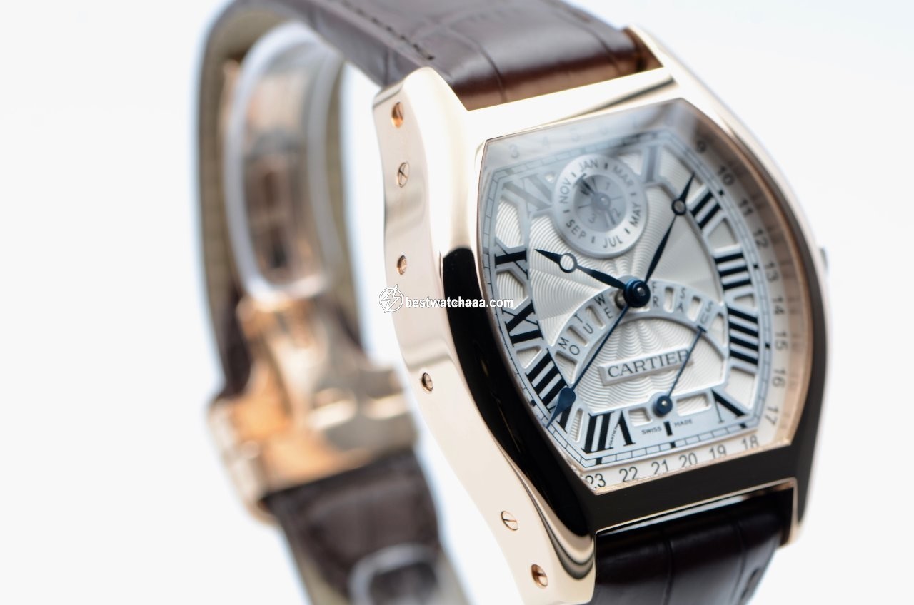 Cartier Tortue Mens watch Unisex Automatic Rose gold W1580045 - gallery