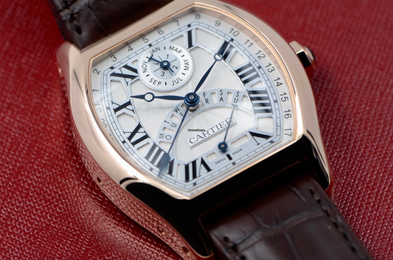 Cartier Tortue Mens watch Unisex Automatic Rose gold W1580045 - gallery