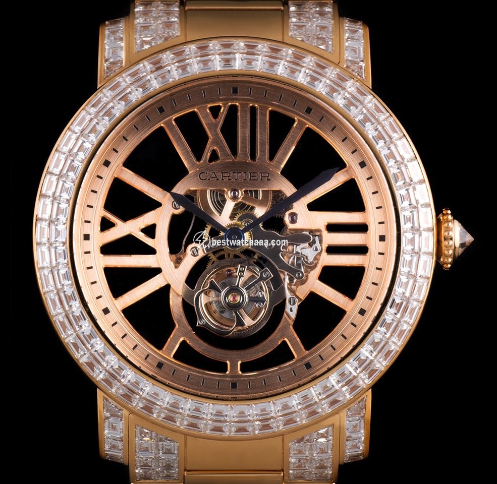 Cartier Rotonde de Cartier Mens watch Unisex Manual winding Rose gold CRHPI00507