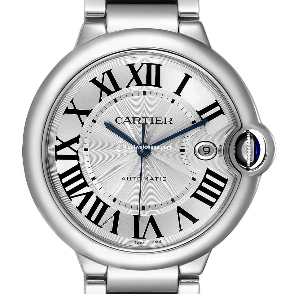 Cartier Ballon Bleu 42mm Mens watch Unisex Automatic Steel W69012Z4