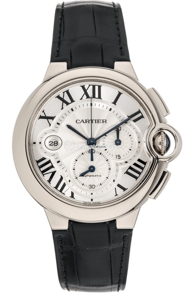 Cartier Ballon Bleu 42mm Mens watch Unisex Automatic White gold W6920005